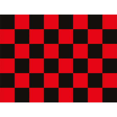 שטיח "דגל מרוצים" - אדום 60 על 80 ס"מ